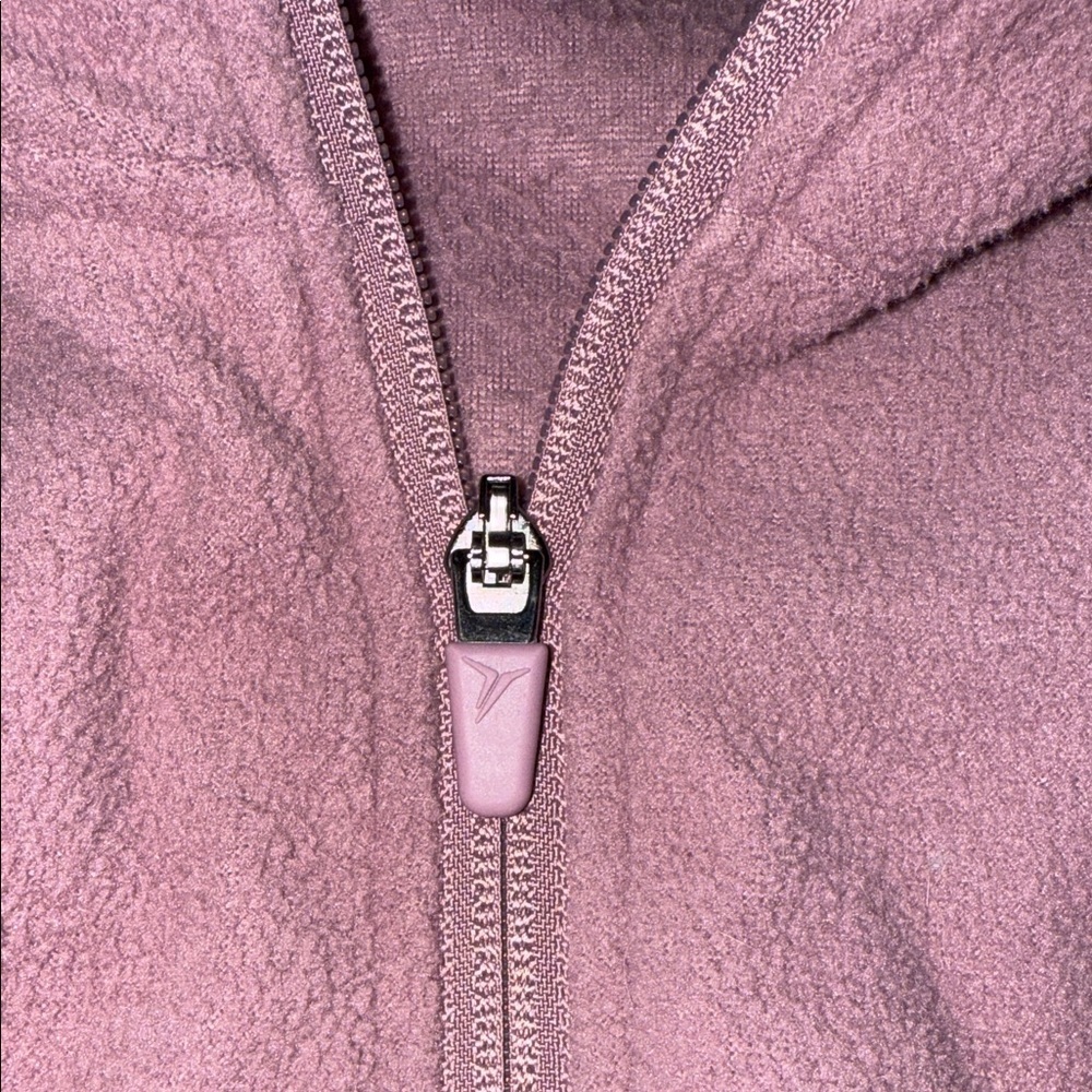 Old Navy Lavender Full-Zip Fleece Jacket - Picture 5 of 6